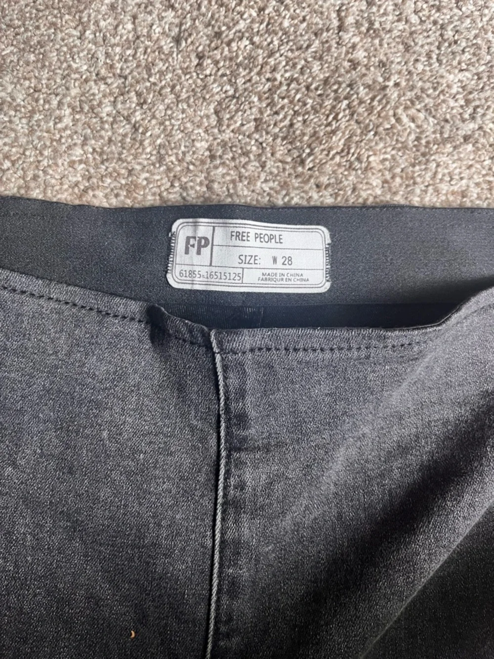 Free People Black Flare Jeans - Picture 2 of 6